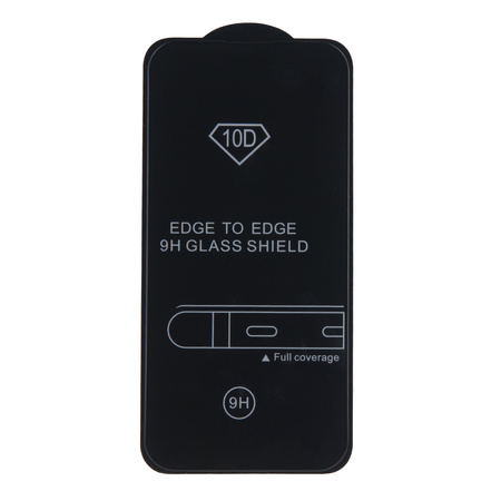 Szkło hartowane 10D do Samsung Galaxy S25 Edge czarna ramka