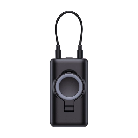 Joyroom JR-W13 5000 mAh Wireless Power Bank für Apple Watch + USB-C und Lightning – Schwarz