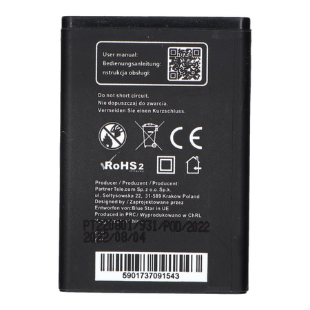 Bateria do Samsung E250/X200/X680/C300/E900 1000 mAh Li-Ion Blue Star PREMIUM