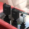 Joyroom JR-CCL05 30W 4-in-1 Autoladegerät mit 2 integrierten einziehbaren Kabeln - Dunkelgrau