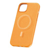 Etui APPLE IPHONE 15 PLUS Baseus Fauxther Series MagSafe pomarańczowe