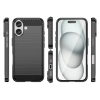Carbon Case for iPhone 16 Plus Silicone Case - Black