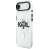 Karl Lagerfeld IML Karl Sketch Logo MagSafe Hülle für iPhone 17 Air - Transparent