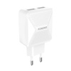 Charger Foneng EU50 GaN , 35W 2x USB-C to Type-C to Lightning (White)
