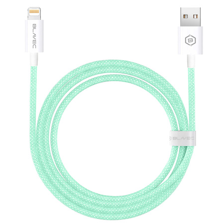 Blavec Kabel Candy oplot - USB na Lightning - 2,4A 1 metr (CCA-UL24GN10) zielony