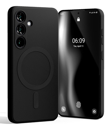 Mercury MagSafe Semi-Silicone Sam S25    S931 czarny/black