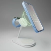 Puro Mag Station Qi2 3-in-1 Wireless Charger Compatible with MagSafe - White