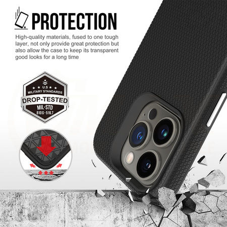 Vmax nakładka Triangle Case do iPhone 13 Pro Max 6,7&quot; czarna