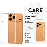 CARE by PanzerGlass Modisches X-Ray Soft Basic Case für iPhone 17 Pro Max - Transparent