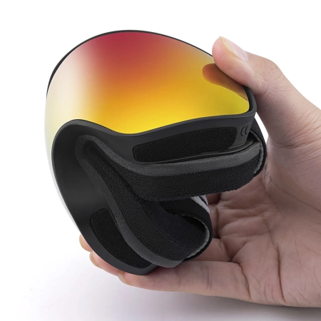 Qunature Black Kinder-Skibrille (Größe M/L) - Schwarz