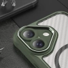 Leading Series MagSafe Silikonhülle für iPhone 16 – grün