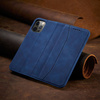 Magnet Fancy Case Hülle für iPhone 12 Pro Max Tasche Kartenetui Kartenständer Blau