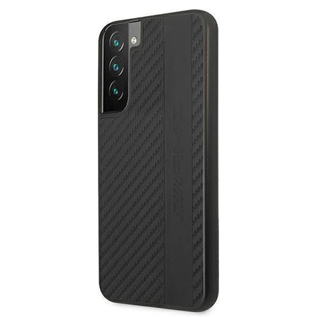AMG AMHCS22MBLSCA S22 + S906 schwarz / schwarzes Hardcase Carbon Stripe &amp; Embossed