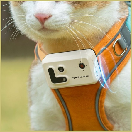 Lokalizator GPS ENABOT dla psa lub kota  granatowy