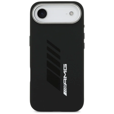 Etui AMG Silicone Oversize Rhombs MagSafe na iPhone Air - czarne