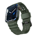 Strap Triple Protection pasek Apple Watch Ultra, SE, 8, 7, 6, 5, 4, 3, 2, 1 (49, 45, 44, 42  mm) opaska bransoleta zielony