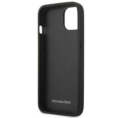 Mercedes MEHCP15MARMBK iPhone 15 Plus 6,7&quot; schwarz/schwarz Hardcase Leder Urban