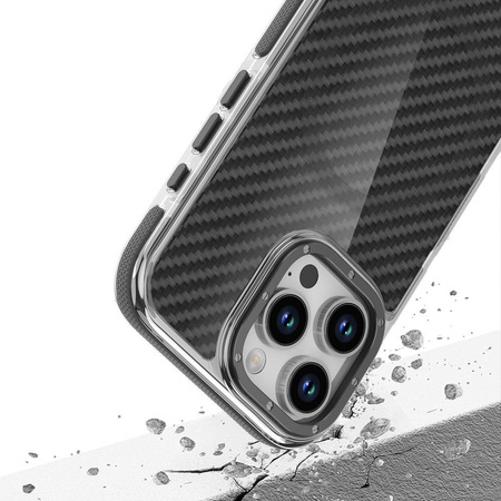 Futerał FIBER kompatybilny z MagSafe do SAMSUNG S25 ULTRA czarny