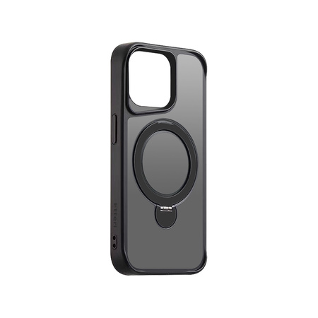 Nakładka Etteri Matt Mag Ring do iPhone 15 Pro Max 6,7" czarna
