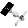 Ładowarka indukcyjna Bazic GoMag Trio 2  3w1 15W magnetyczna do iPhone/Watch/AirPods szara
