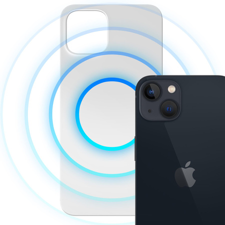 Apple iPhone 15 - 3mk Hardy MagSilicone Silver-White