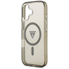 Guess Nakładka Magsafe IML Gradient Case With Print Triangle Logo & Silver Metal Camera Buttons Do iPhone 17 Khaki