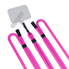 3MK EasyClip Pink (black) Smycz do telefonu
