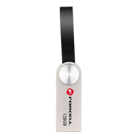 Pendrive 128GB USB 3.2 Gen 1 (USB A) Forcell F-Data Metal srebrny