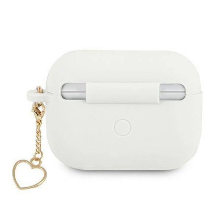 Guess GUAPLSCHSH AirPods Pro Cover weiß / weiß Silicone Charm Collection
