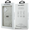 Karl Lagerfeld IML Karl Head Logo MagSafe iPhone 17 Case - Gray