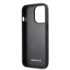 Etui AMG Leather Curved Lines na iPhone 13 Pro Max - czarne