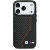 BMW M Carbon Line &amp; Logo MagSafe Case für iPhone 17 Pro – Rot