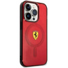 Ferrari FEHMP14XURKR iPhone 14 Pro Max 6.7" czerwony/red hardcase Translucent Magsafe