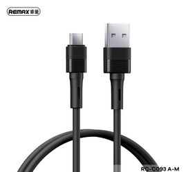 KABEL REMAX LEYA SERIES RC-C093 2.4A USB/MICRO USB 1M BLACK