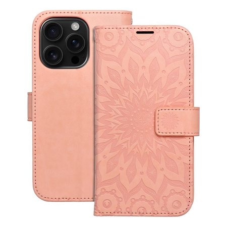 Kabura MEZZO Book do IPHONE 16 Pro mandala peach fuzz