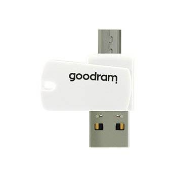 Goodram All in one 64 GB karta pamięci micro SD XC UHS-I class 10, adapter SD, czytnik kart micro SD OTG (USB, micro USB) (M1A4-0640R12)