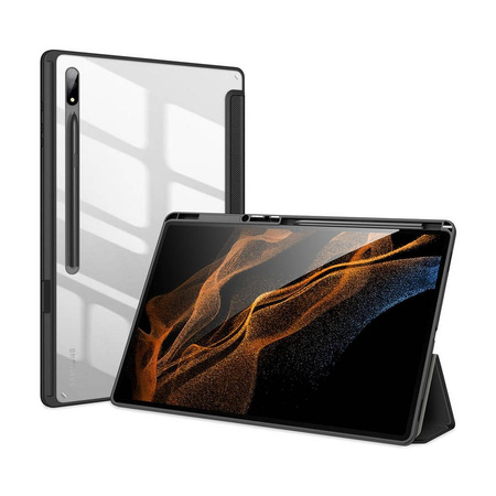 Case SAMSUNG GALAXY TAB S8 ULTRA 14.6 X900 / X906 Dux Ducis Toby Wallet with a Flap Books Leatherette black