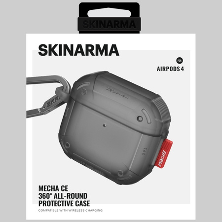Etui Skinarma Mecha CE do AirPods 4       smoke