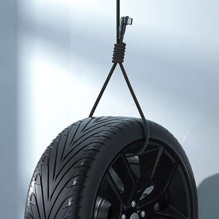 Accessories - 3mk Hyper Cable N-SERIES C to C 2m 20V/3A 60W Black - Swivel