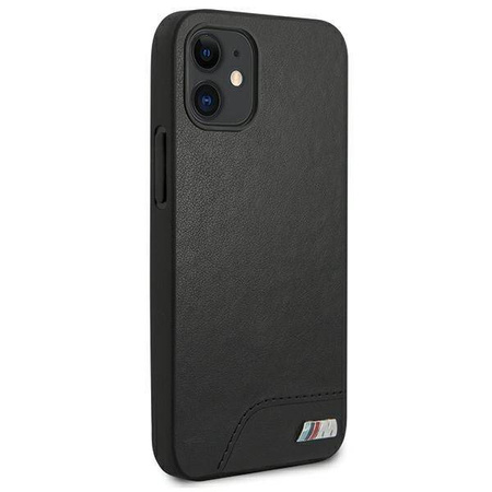 Etui BMW BMHCP12SMHOLBK iPhone 12 mini czarny/black hardcase M Collection Smooth PU