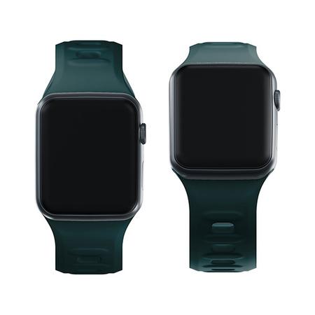 3MK Silicone Watch Strap zielony/ evergreen dla Apple Watch 42/44/45/49mm