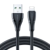 Joyroom kabel USB - Lightning 2.4A Surpass Series 3 m czarny (S-UL012A11)