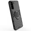 Ring Armor tough hybrid case cover + magnetic holder for Samsung Galaxy S22 + (S22 Plus) black