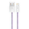 Kabel USB do Lightning Baseus Dynamic, 2.4A, 1m (fioletowy)