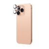 AmazingThing AR Aluminium 3-Linsen-Glas mit Kameralinsenrahmen für iPhone 16 Pro / 16 Pro Max - Roségold