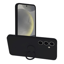 Futerał SILICONE RING do SAMSUNG Galaxy S24 czarny