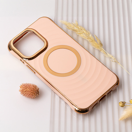 Nakładka Circle Glam Mag do iPhone 16 Plus 6,7&quot; różowa