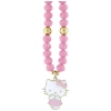 Hello Kitty Pearls and Beads Kitty Charm Phone Charm - Pink