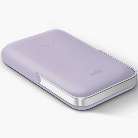 Powerbank UNIQ Hoveo magnetyczny 5000mAh USB-C 20W PD - fioletowy