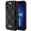 Guess nakładka do iPhone 15 Pro Max 6,7" GUHCP15XPSQSQSK czarna HC PU Quilted Metal Logo
